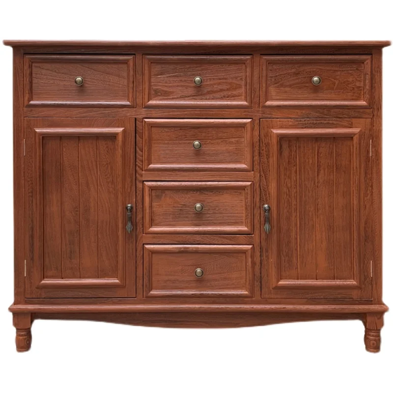 

Bucket cabinet Solid wood American storage Small cabinet Bucket cabinet Living room against the wall Household dining side