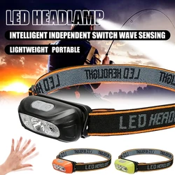 Mini LED Sensor Headlamp 1000LM High Power Headlight Built-in Battery USB Rechargeable Outdoor Waterproof Camping Torch Lights