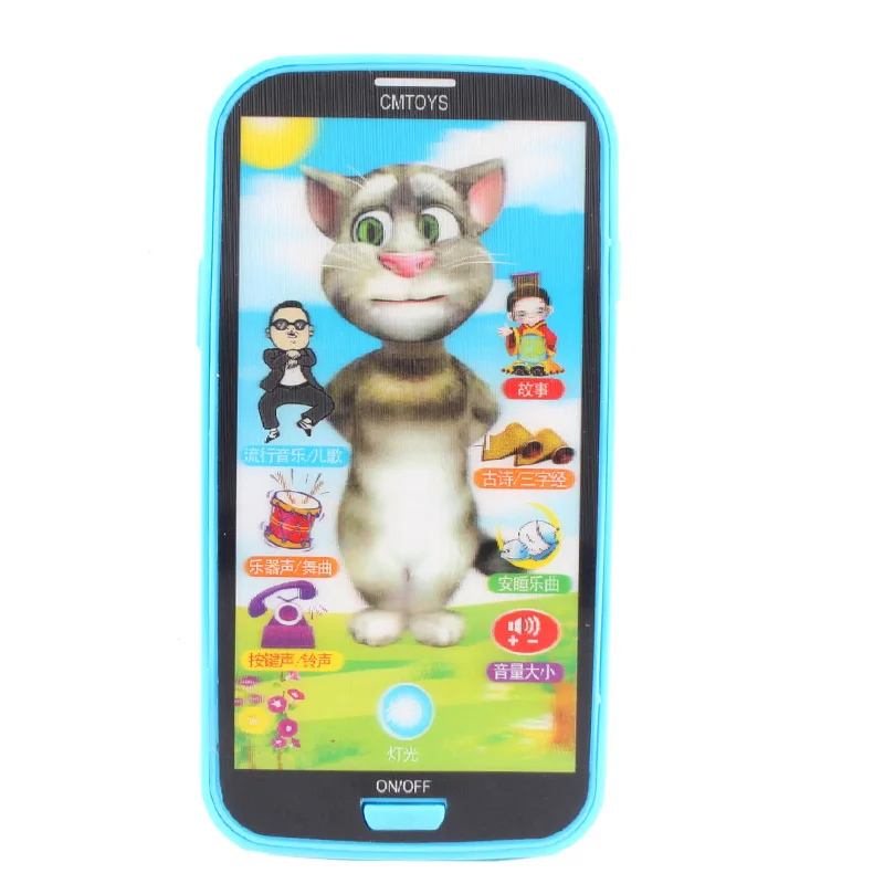 Household Baby Mobile Phone Toy Educational Learning Cell Phone Music Machine Electronic Toys Random for Children Kids Xmas Gift