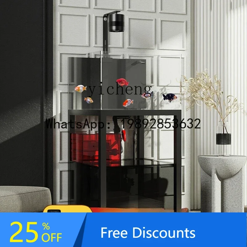 

new bottom filter fish tank living room home small landscaping aquarium