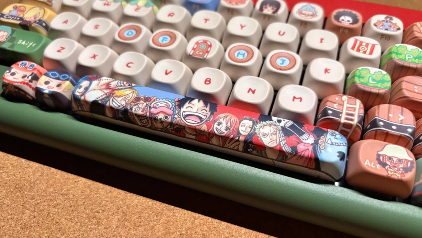 Anime One Piece Mechanical Key - Custom Keycaps ulasan dan harga
