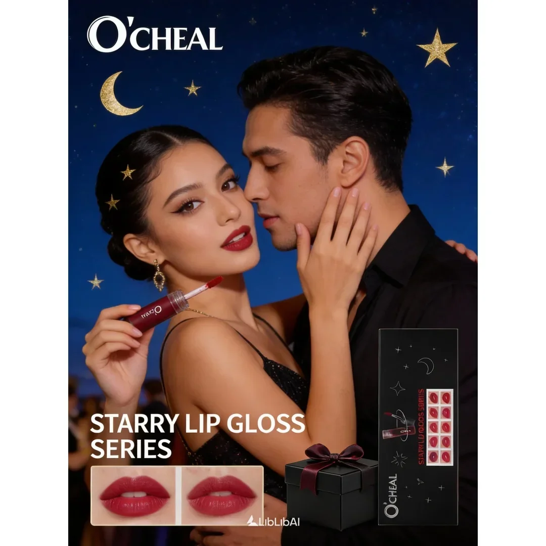 10PCS Matte Velvet Lip Gloss Set Hydrating Moisturizing Non-Sticky Liquid Lipstick Collection for Smooth Comfortable Lip Makeup