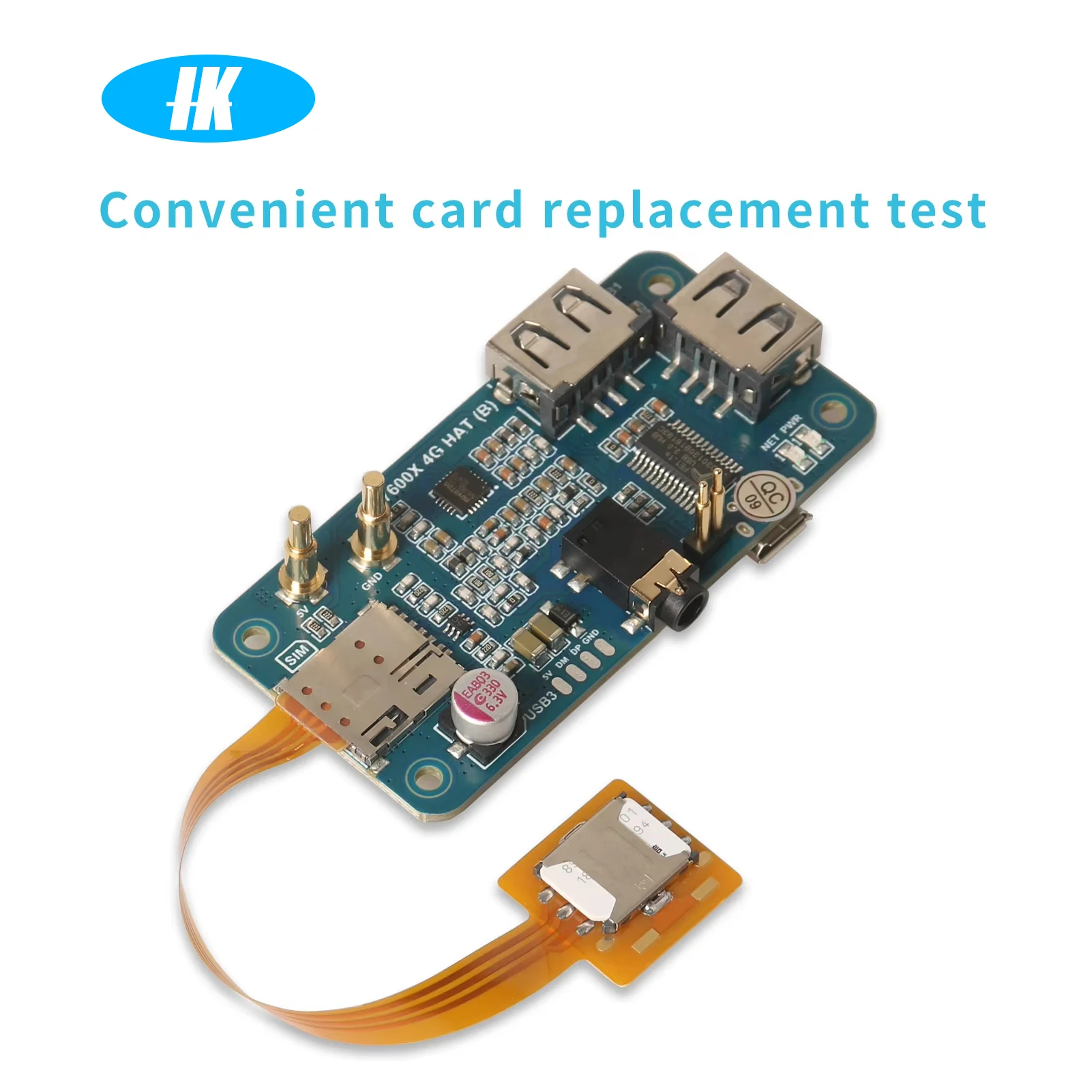 Sim card Standard 2FF Micro 3FF Nano 4FF Converter to Vertical Nano 4FF Sim Usim Card 4FF Adapter fpc Conversion Line with 6 pin