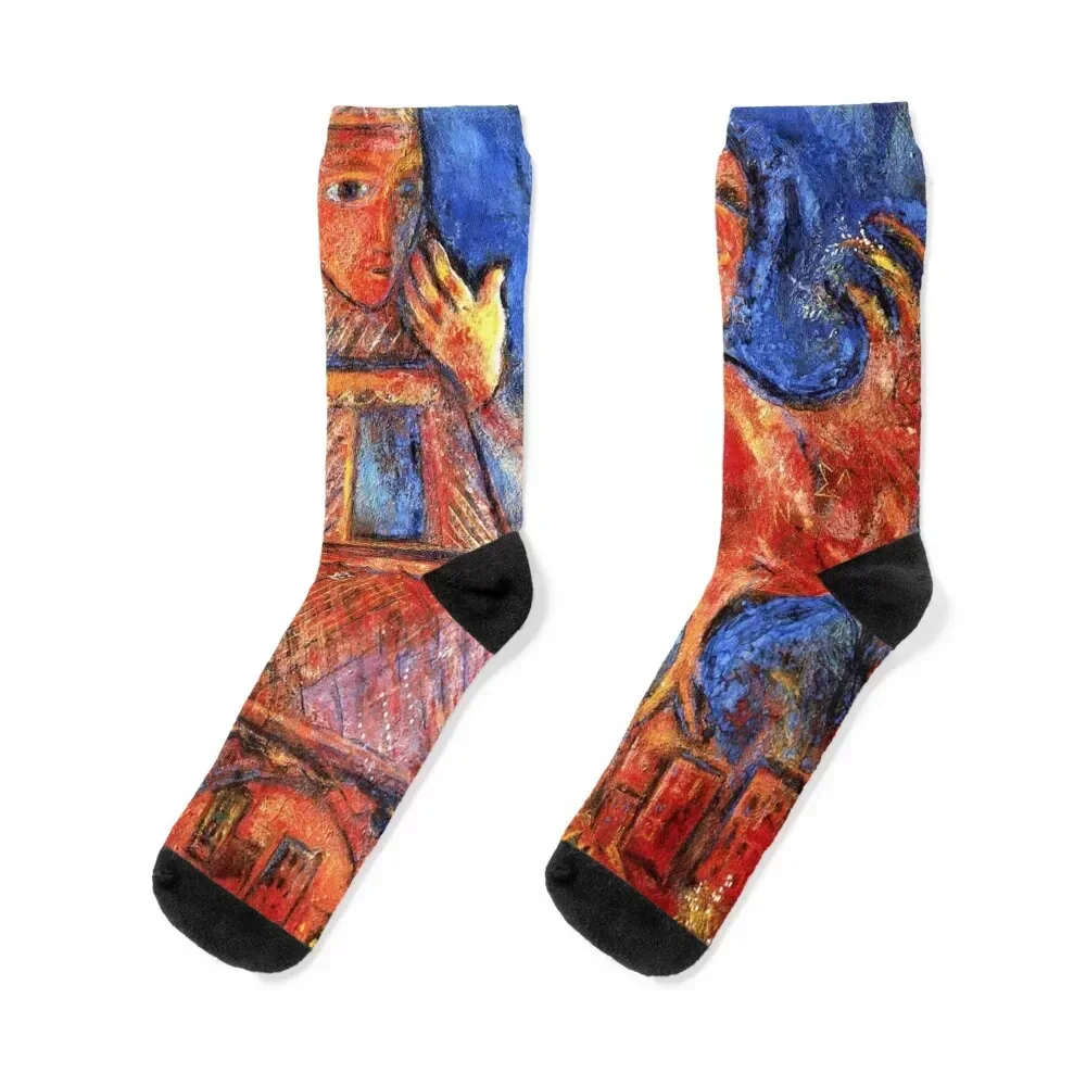 

Marc chagall marc chagall paintings marc chagall artwork Socks Hiking boots Toe sports anti-slip designer Socks Woman Men's