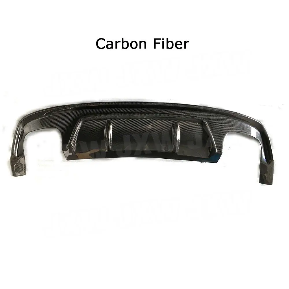 Carbon Fiber Car Rear Bumper Lip Diffuser Spoiler for Audi A5 Sline S5 2013-2016 Rear Bumper Protector FRP Car Styling