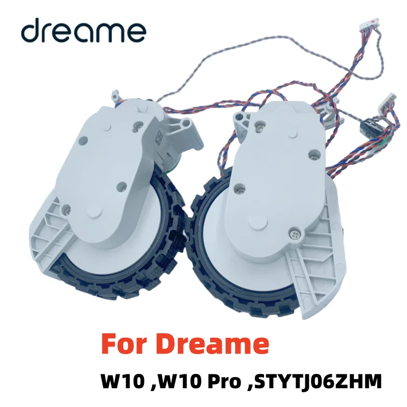 استبدال عجلة السفر الأصلية لـ Dreame W10، W10 Pro، STYTJ06ZHM، ملحقات المكنسة الكهربائية الروبوتية قطع غيار العجلات L و R