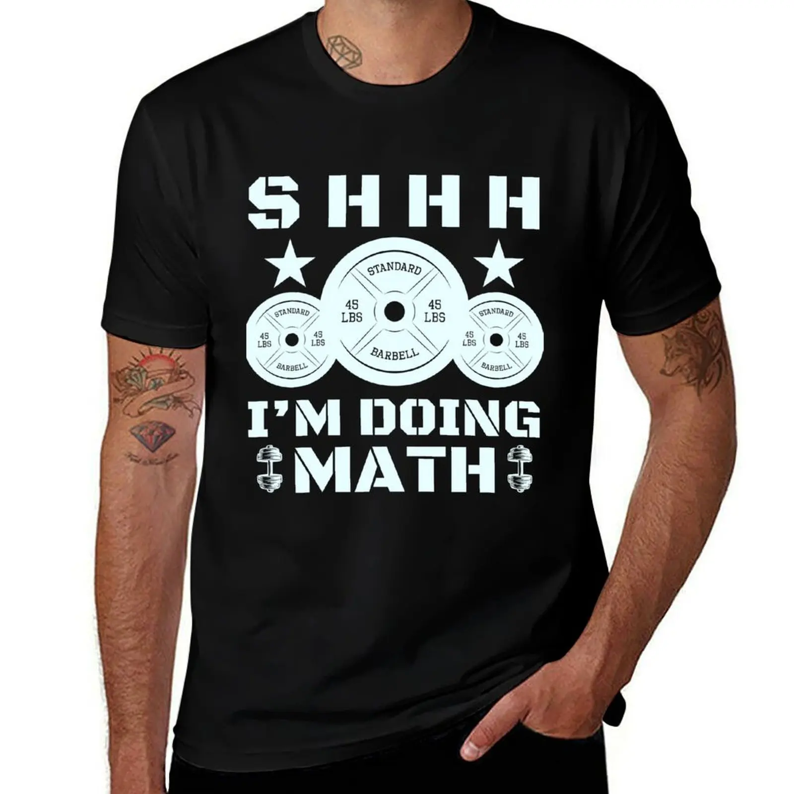 

Shh I'm Doing Math Funny Nerdy Student Quote\t T-Shirt tees plus sizes customs design your own custom t shirt men t shirt