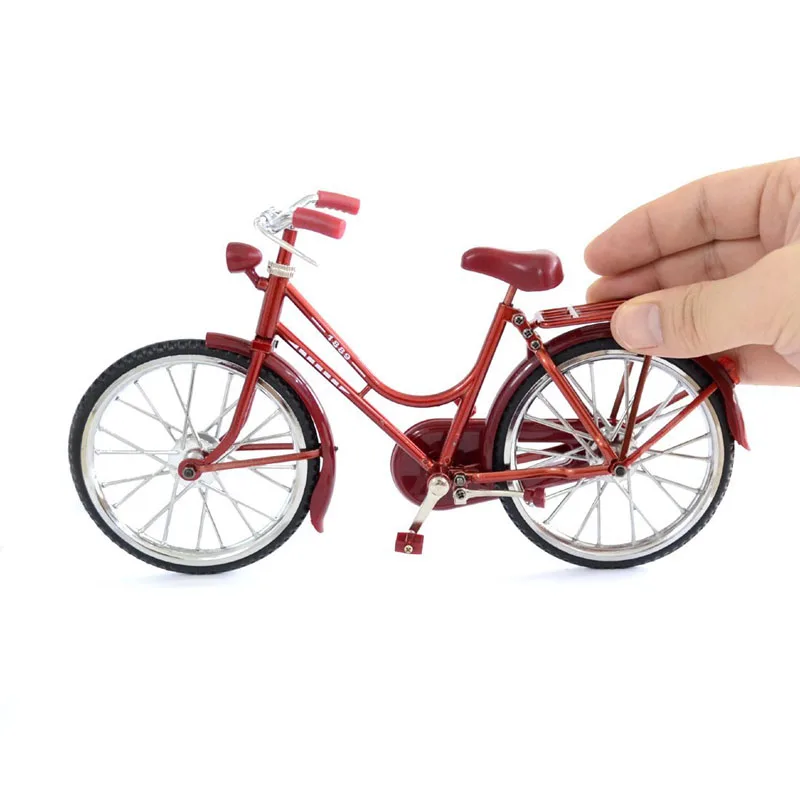 Classic Retro Bicycle Model Simulation Toy + Briefcase Lighter Desktop Decoration / Parents Elders Nostalgic Marry Bike Gift