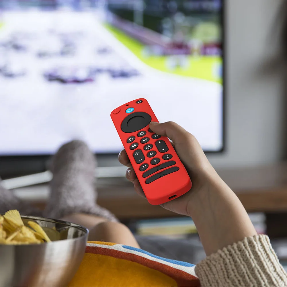 لينة سيليكون الحال بالنسبة الأمازون اليكسا صوت عن بعد برو مكافحة قطرة الغبار سيليكون حماية يغطي غطاء مقاوم للصدمات