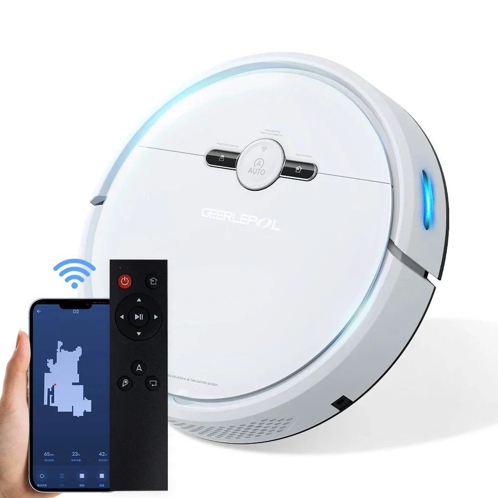 D2-001 2000Pa  Vacuum Cleaner Mop Auto Charge Smart Wifi App House Room Cleaning Vacuum Cleaner
