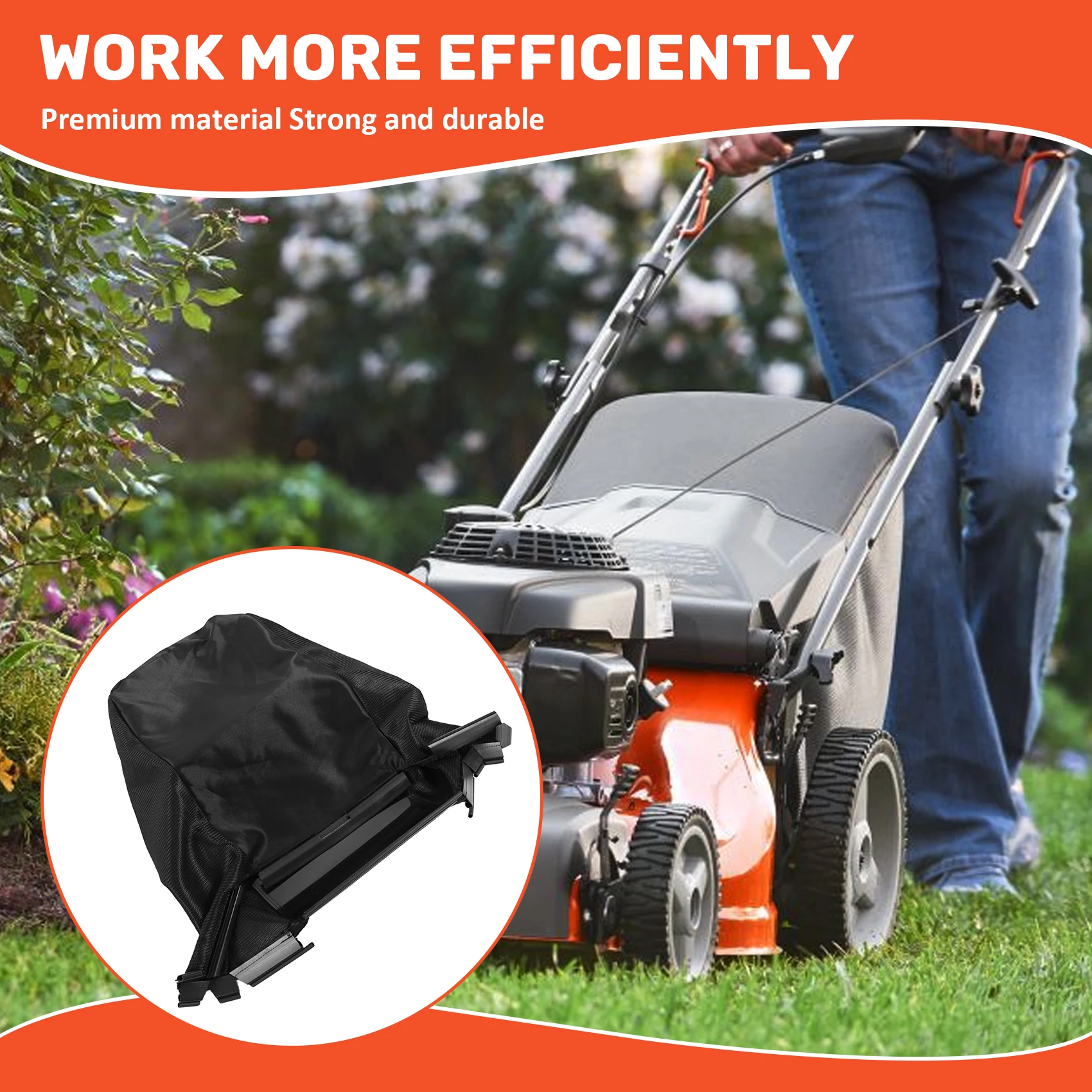 

Y17A 580947315 585054702 Grass Bag, for Husqvarna Various Models (Without Grass Catcher Frame)