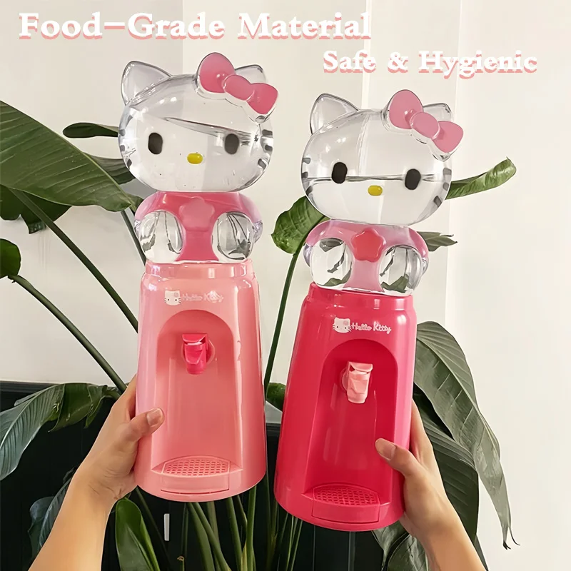 Sanrio Hello Kitty 2L Mini Water Dispenser Cute Kawaii Portable Safe Desktop Water Dispenser for Home Office