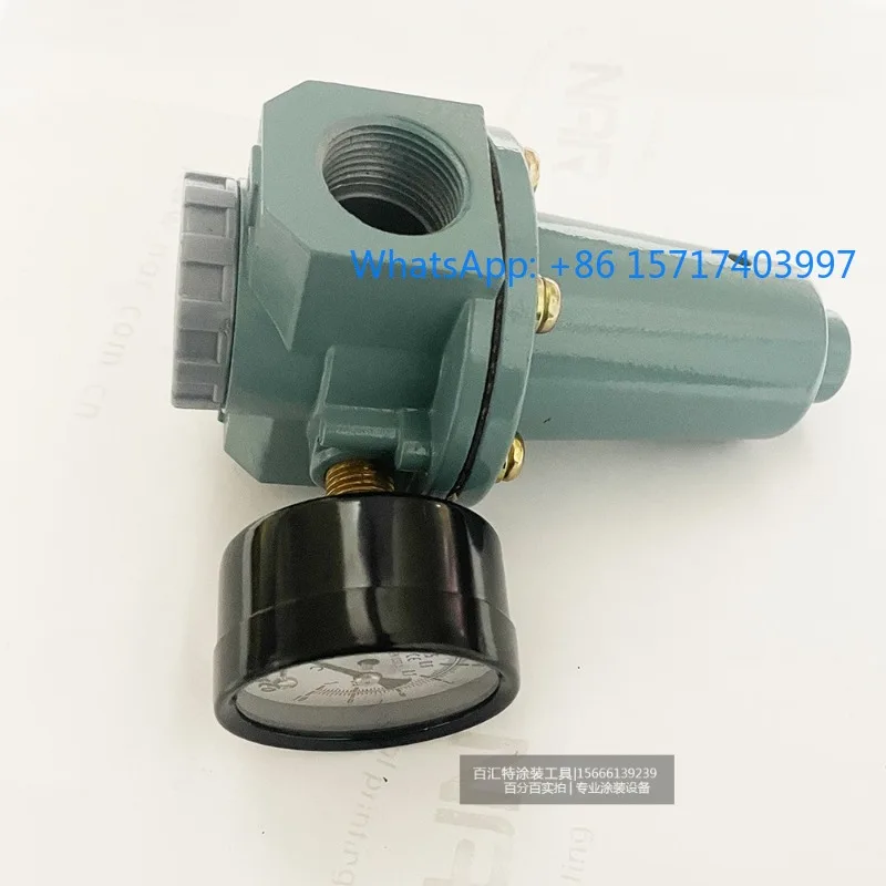 Hasco Korean Pneumatic Pump Spray Machine Accessories Pressure Regulating Valve Pressure Reducing Valve with Pressure Gauge