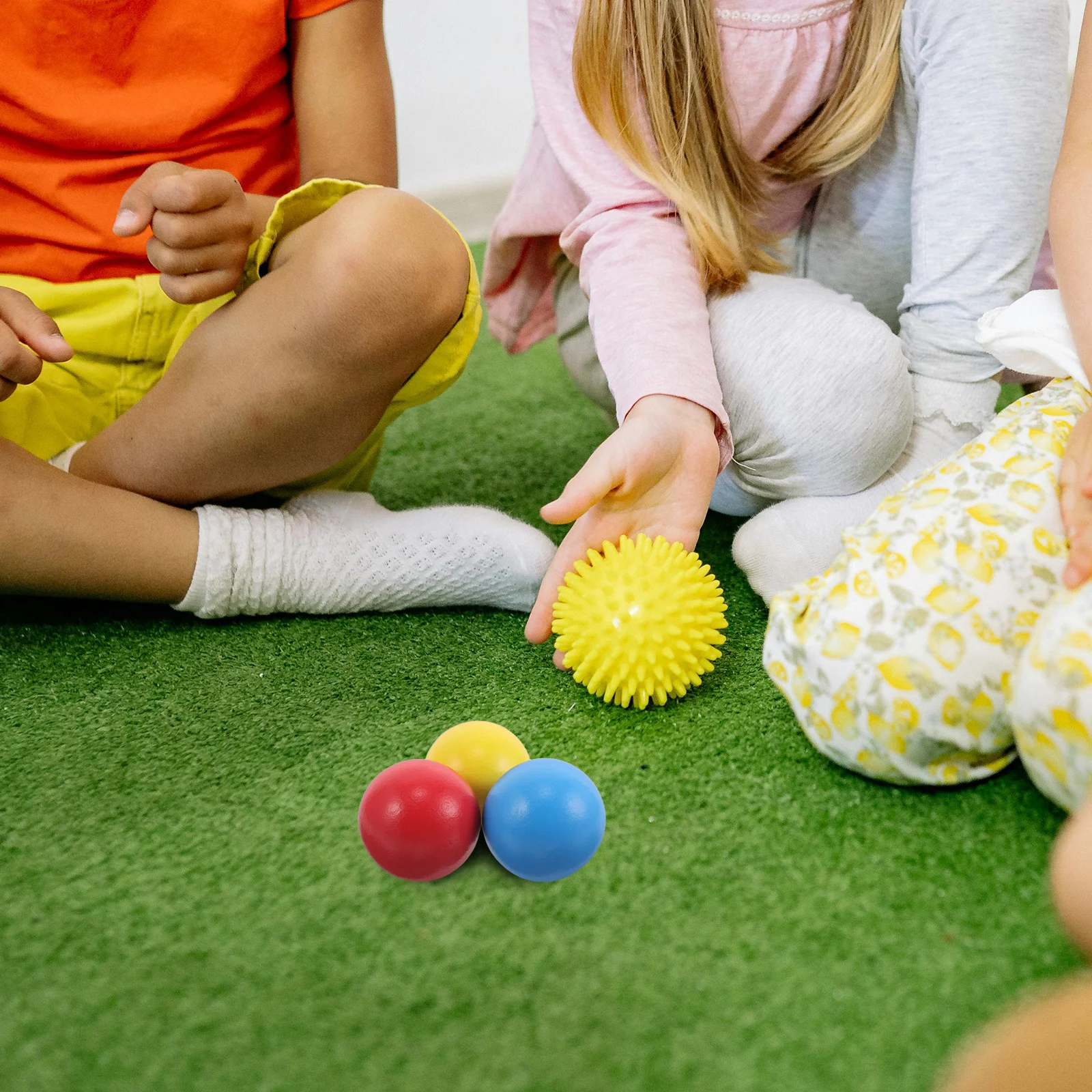 Set di palline rotonde in legno per bambini Giochi all'aperto Sfere in legno Palline sfuse Giocattoli per bambini Giochi da cortile Accessori