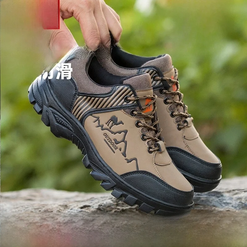 

Новые мужские ботинки для активного отдыха, тренировок, работы и защиты, весна-лето-зима, повседневные, модные, универсальные.