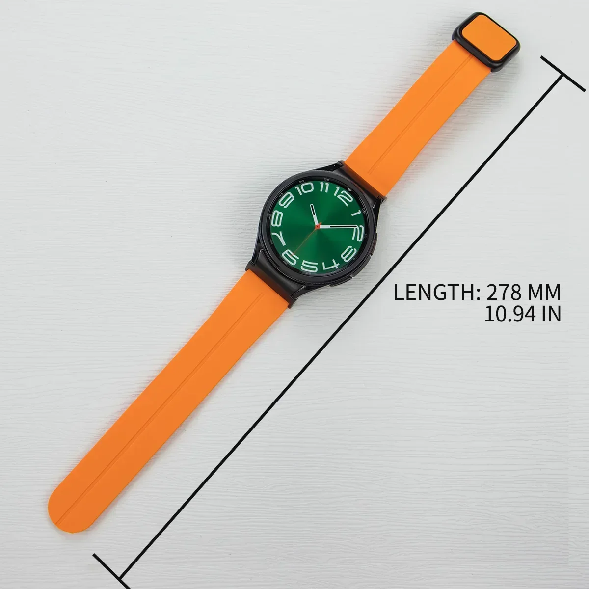 Tali Silikon untuk Jam Tangan Samsung Galaxy 7 6 5 4 40/44Mm Gelang Jam Tangan Olahraga Magnetik Gelang Jam Tangan Galaxy Pas Cepat 6 Klasik