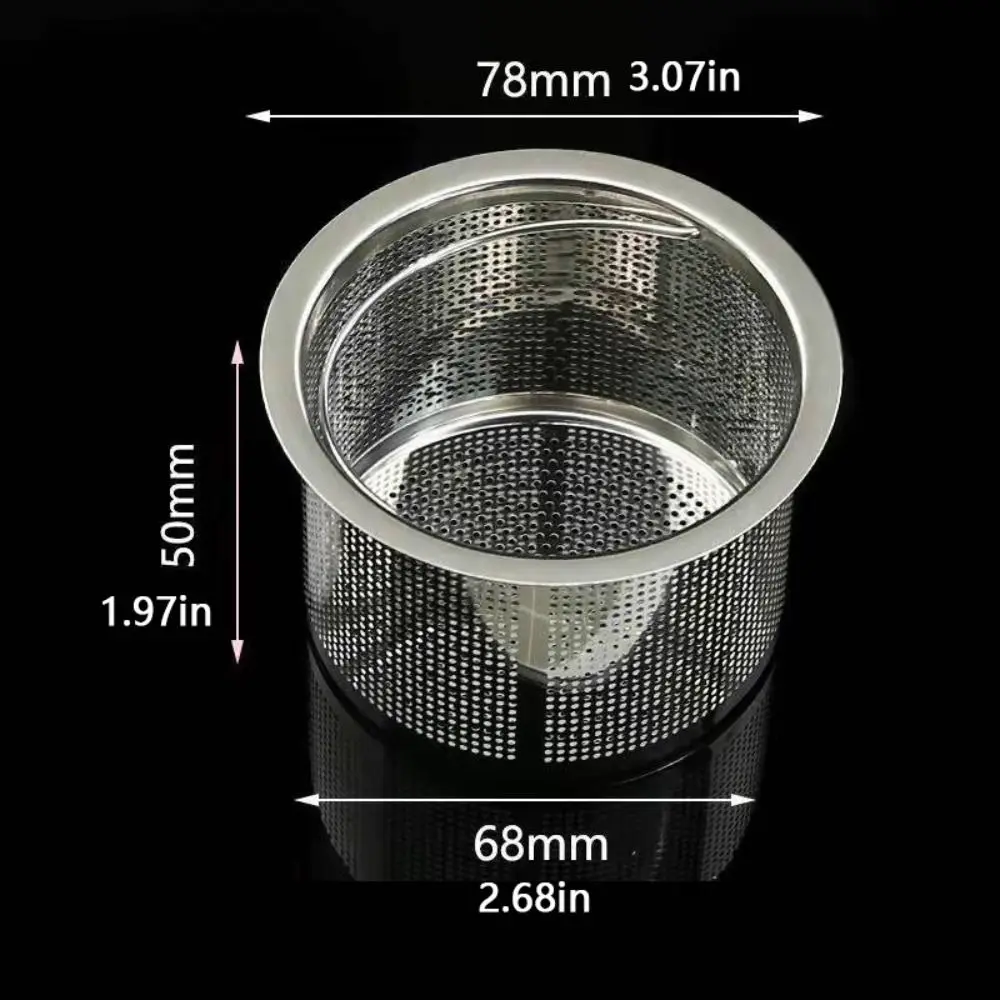 Colador de drenaje de fregadero inoxidable, colador, tapón de fregadero, sin obstrucción, tapón de residuos, filtro de drenaje de fregadero