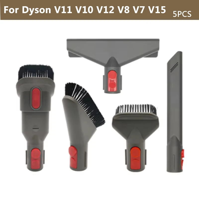 Image of Für V11 V10 V12 V8 V7 V15 Handstaubsauger: Ersatzbürsten mit langen Borsten, flacher Saugkopf, Zubehörwerkzeug