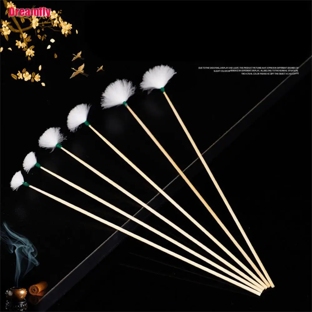 10PCS Goose Feather Earpick Wax Remover Curette Adult Bamboo Handle Ear Dig Tools Spoon Cleaner Stick Health Care