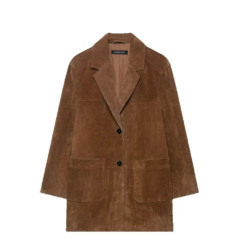 

Women's Plush Loose Jacket with Collar Long Sleeve Button Pocket Autumn/Winter New Fashion Jacket