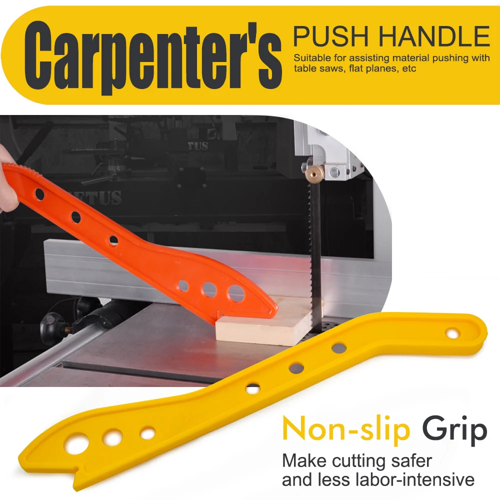 

Woodworking Safety Plastic Push Handle Wood Saw Push Block Sticks Table Saw Woodworking Push Block Tools