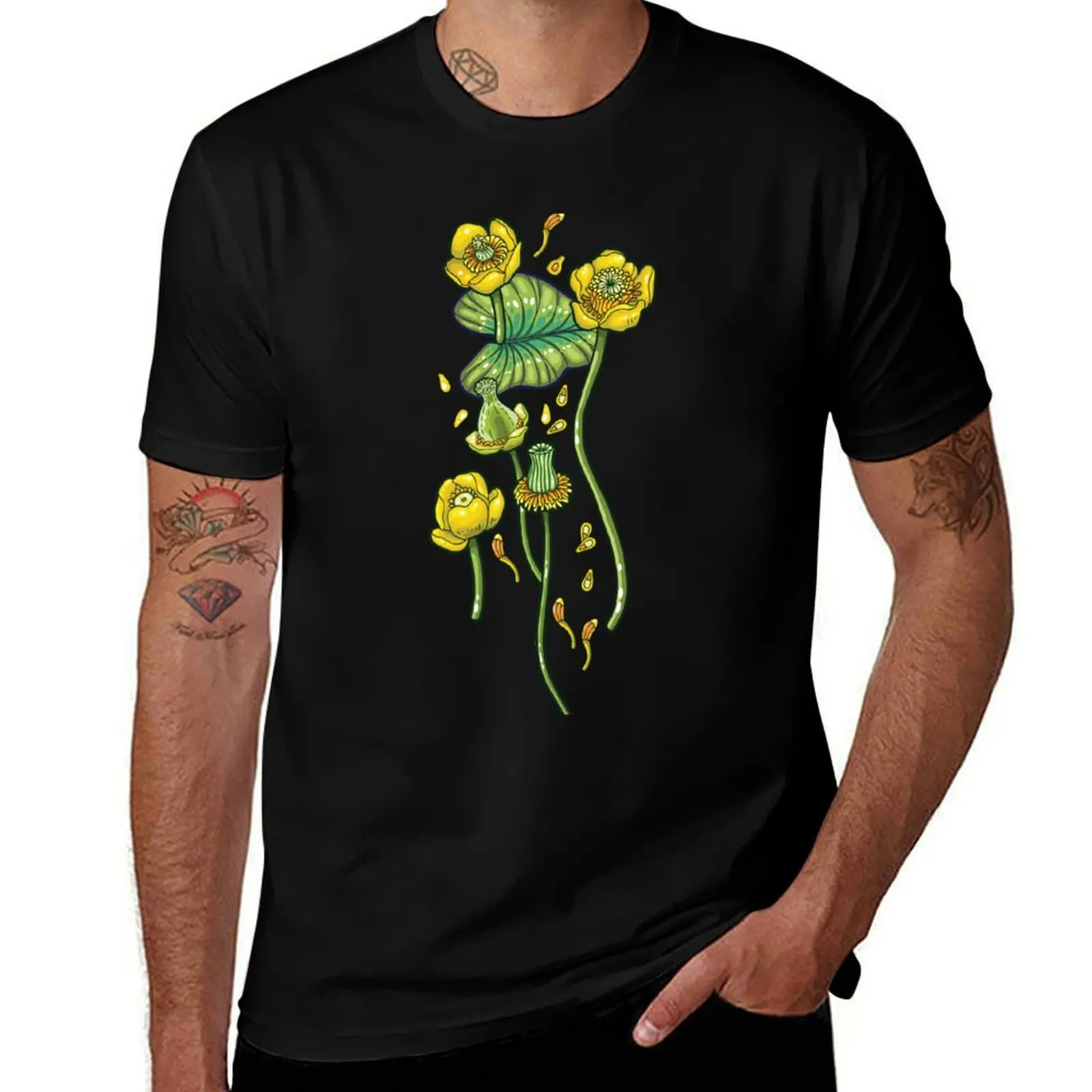 River of Mystery T-Shirt cotton t shirts man 100% graphic t shirts for man t shirt man plain T-shirt