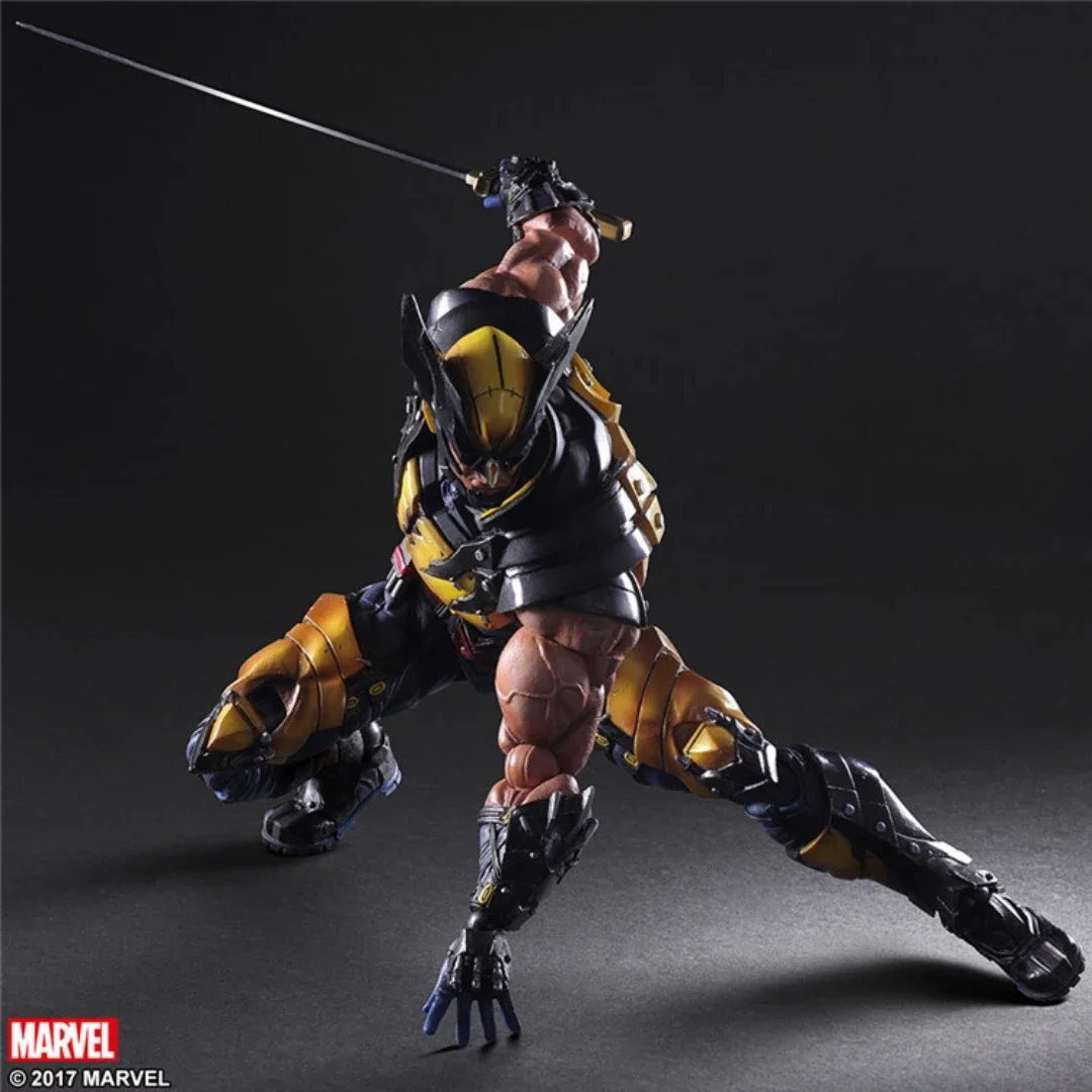 Marvel Avengers: Warfighter Wolf Uncle With Movable Joints, Domineering Tabletop Ornaments, Action Figurines, Statue Models, Gra