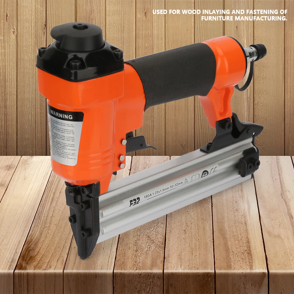 

Air Nailers Woodworking Nail Gun F32 Pneumatic Nail Gun Straight Nail Air Powered Nailers Stapler Staple Gun 18GA 1.25 * 1.0mm