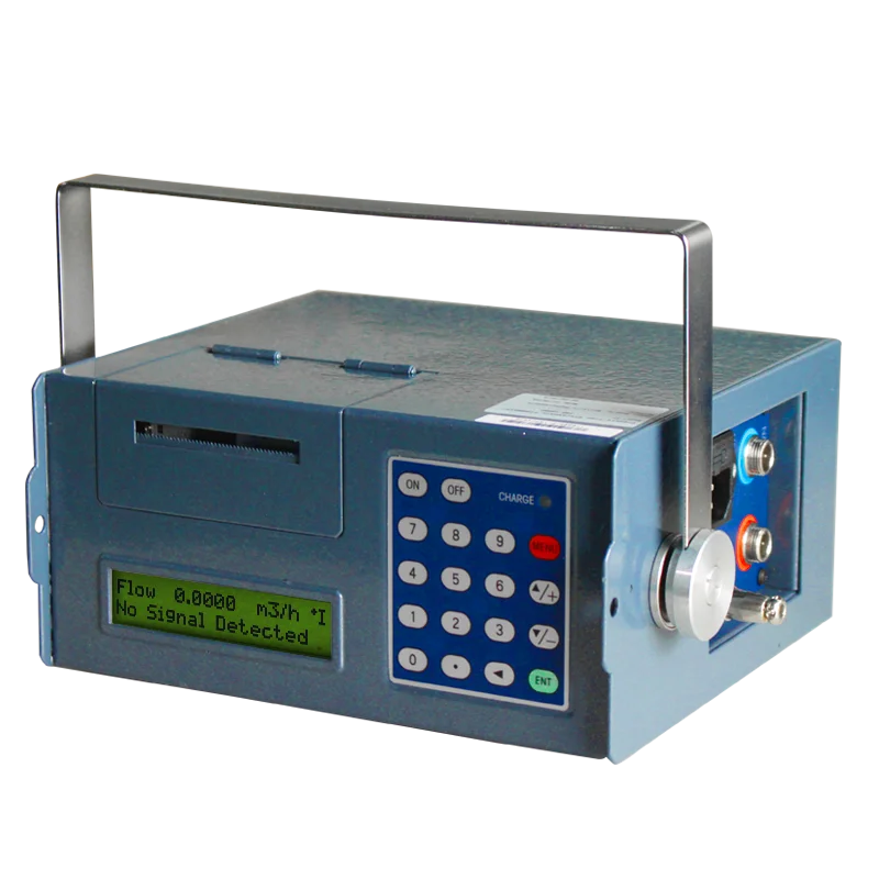 Portable  Flow Meter Clamp-on  Stainless Steel Liquid Water Oil OEM ABS Housing