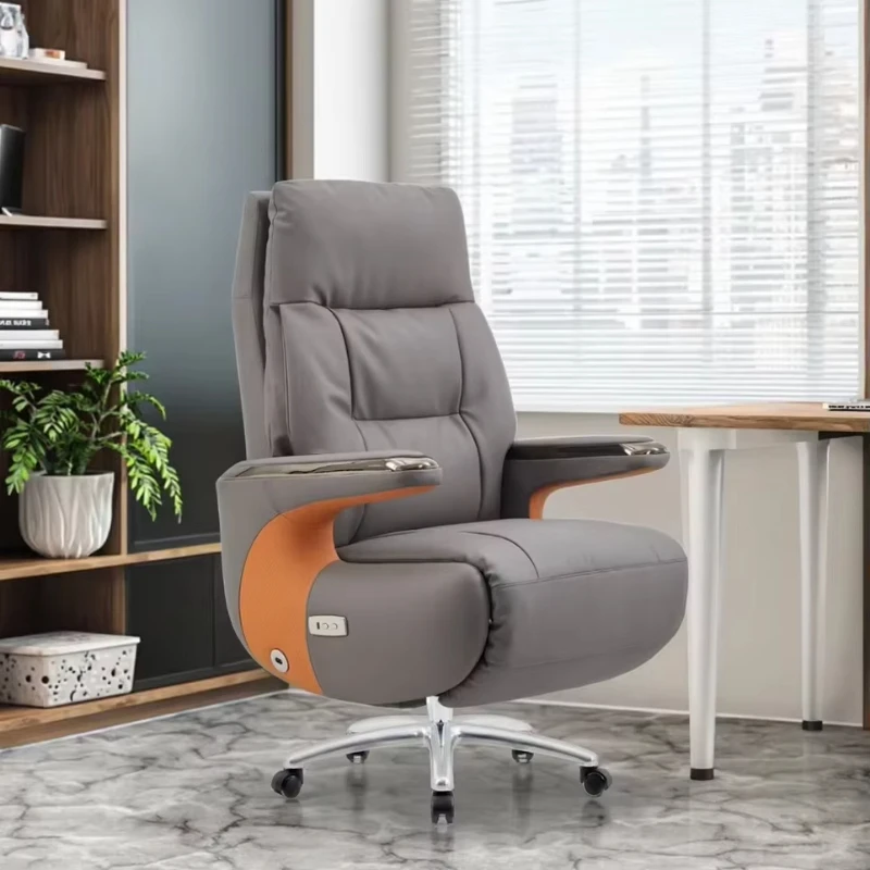 Comfortable luxury leather office chair factory direct sales high back administrative Ceo recliner leather office chair