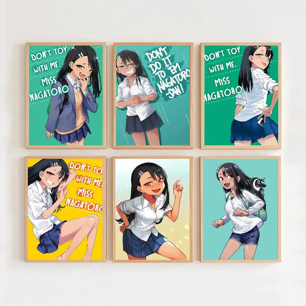 Don't Toy WI-th Me MI-ss N-agatoro Band Poster HD Art Sticky Wall Waterproof Home Living Room Bedroom Bar Aesthetic Decoration