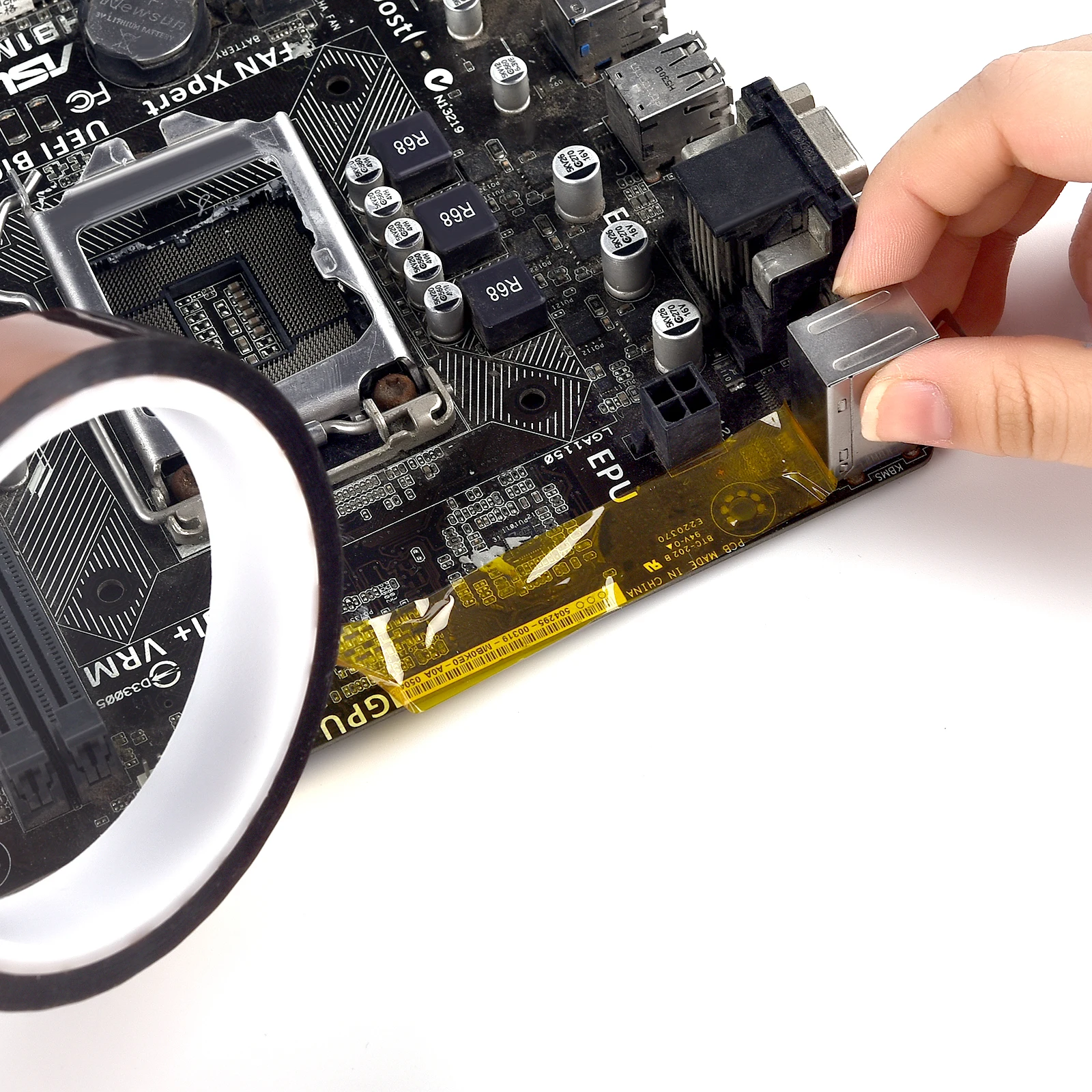 

33 м золотой палец, термостойкая лента, полиимидная лента, ширина 6 ~ 30 мм, антистатическая изоляционная лента для литиевой батареи из ПЭТ