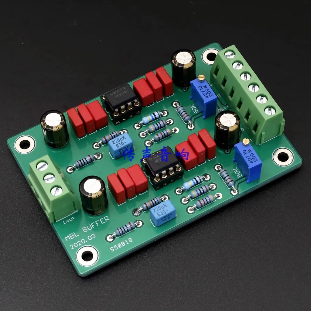 HiFi MBL6010D 프리앰프 보드 스테레오 슈퍼 버퍼 보드 썸네일 2