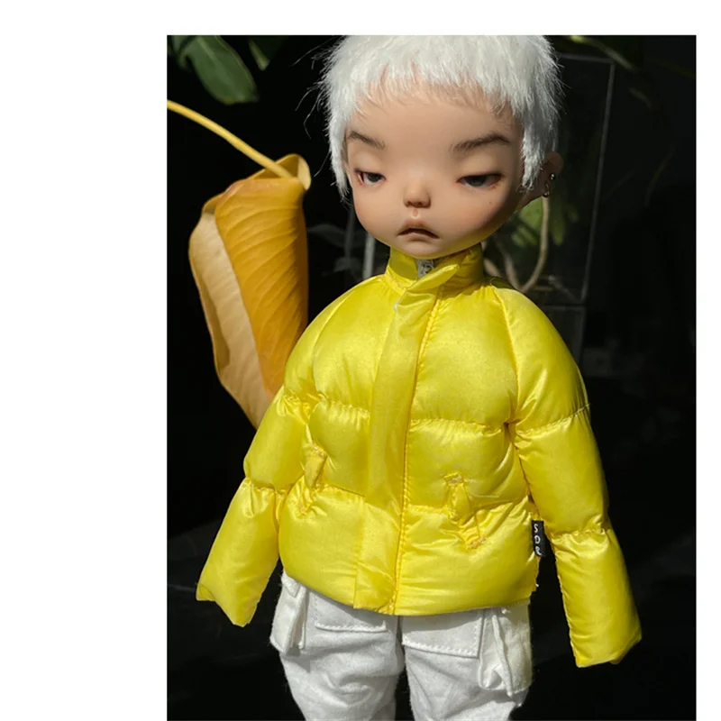 BJD doll clothes suitable for 1/6 size Blythes OB24 doll fashion new candy-colored bread coat cotton-padded men and women winter