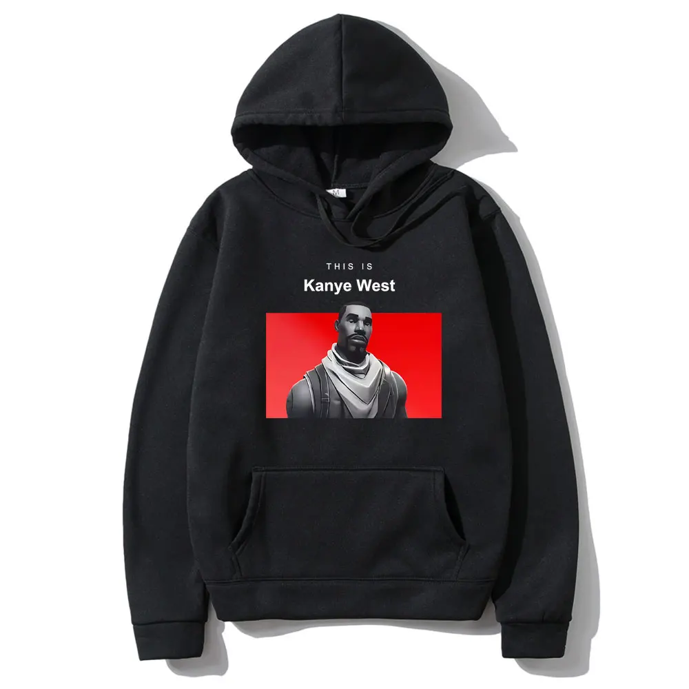 

This Is Kanye West Funny Meme Graphic Hoodie Men Women Clothing Hip Hop Vintage Sweatshirt Male Retro Oversized Pullover Hoodies