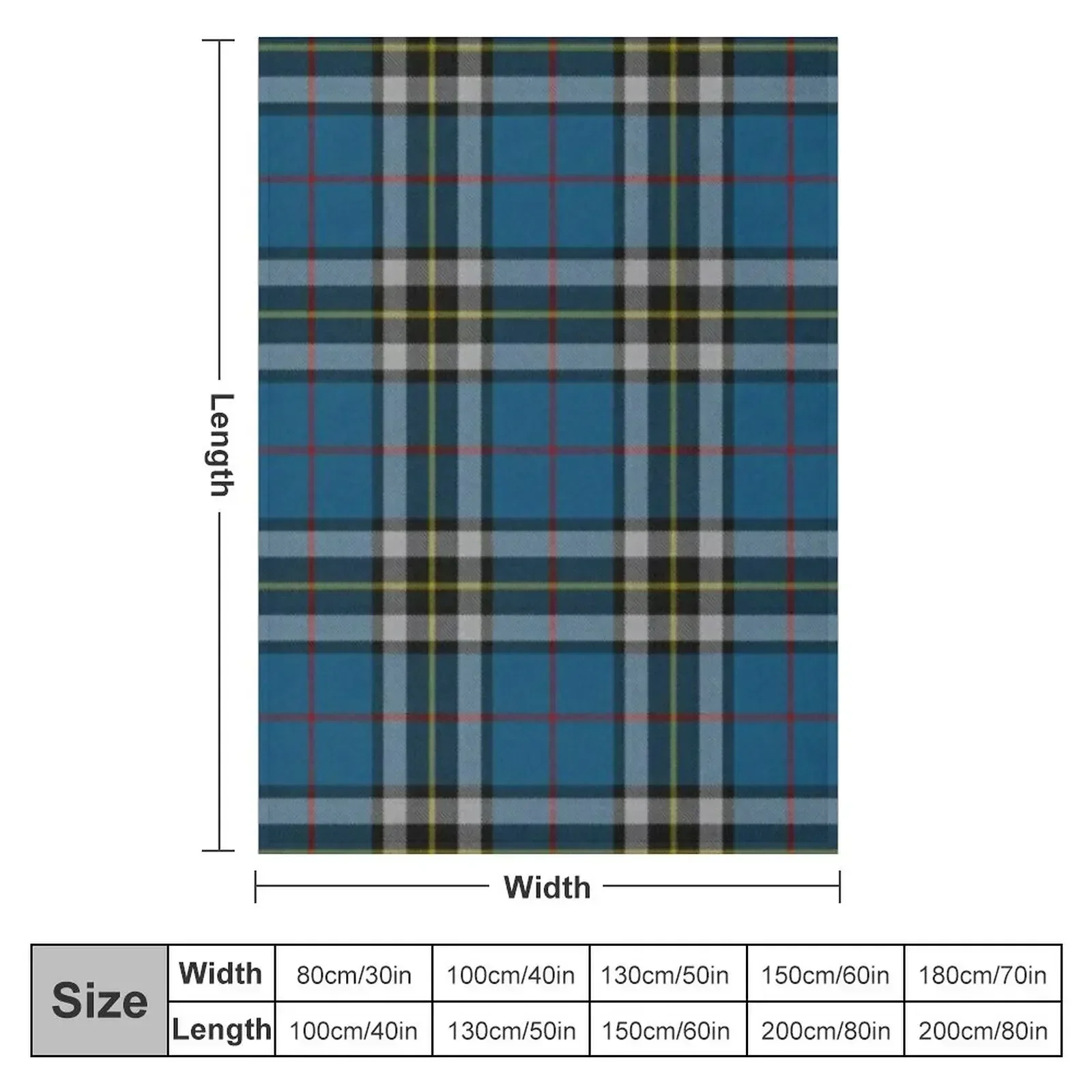 Clan Thomson Tartan Überwurfdecke, Designer-Thermo für Reisedecken