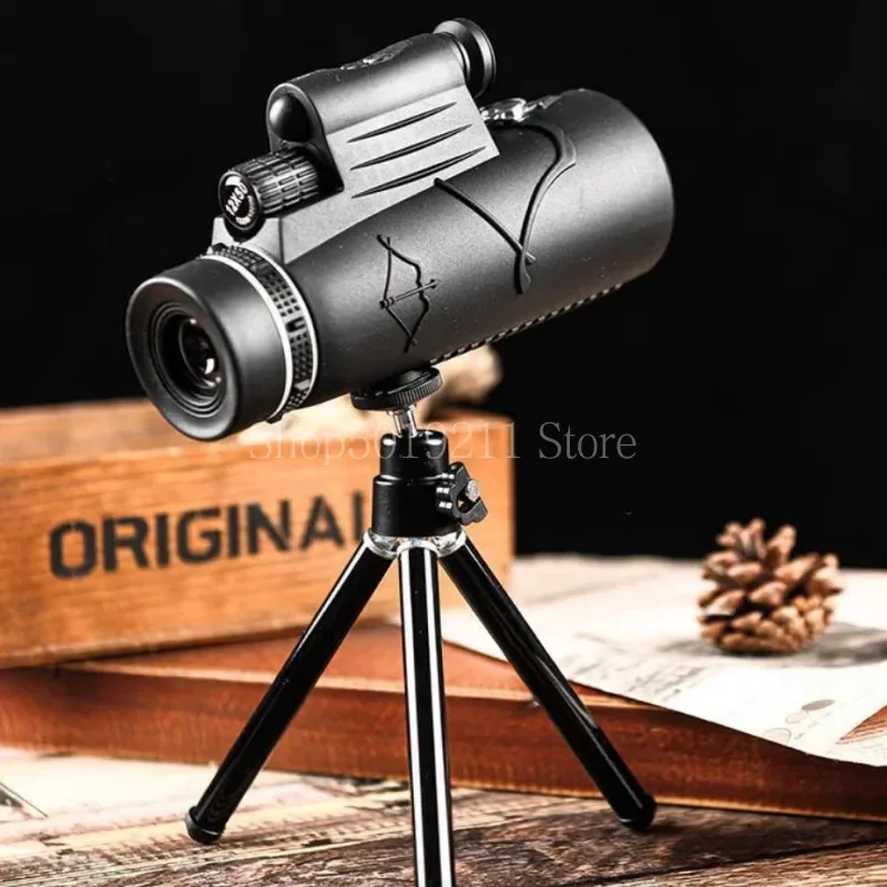 مناظير Bak4 مع تكبير قوي hd 50x60 ، تلسكوب احترافي طويل المدى للصيد