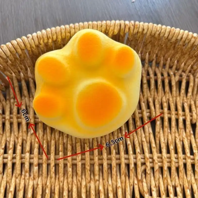 Squishy Slow Rebound Brot-Quetschfigur Happy Bear Brot Knusprig und weich Feuchte, weiche Haptik Stressabbau-Spielzeug Showdown-Requisite Kreativität – Detail 12