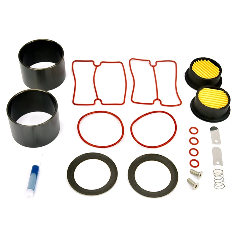 Kit di riparazione del compressore d'aria silenzioso senza olio X750w Kit parti del compressore d'aria silenzioso senza olio Andrepair. Anello cilindro pistone