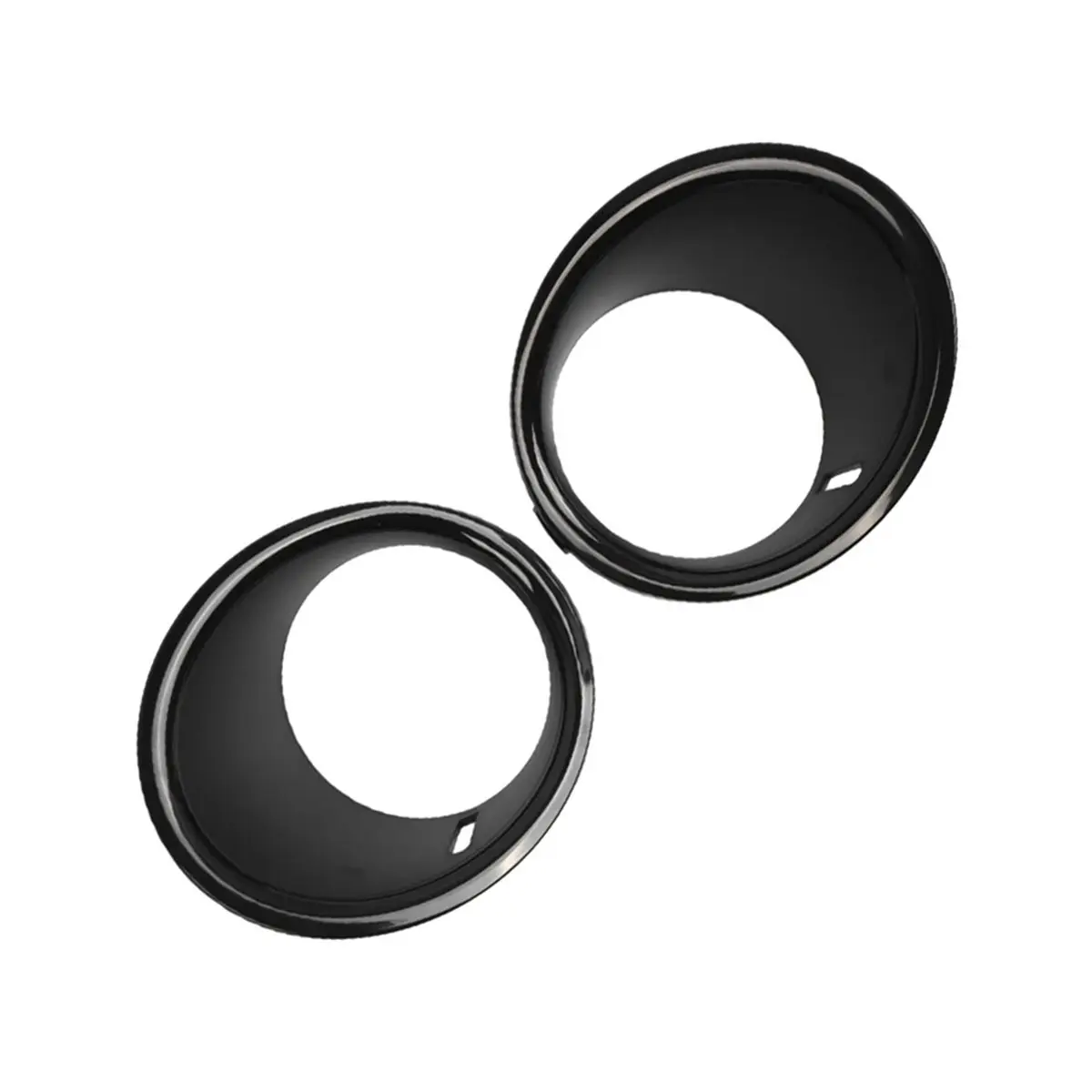# 75S Autoteile & Zubehör, Nebelscheinwerferabdeckung 51112753661 für BMW Mini Cooper R55 R56 (Schwarz)