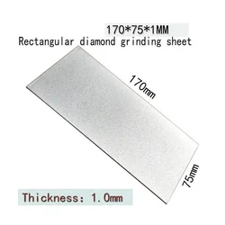 1PCS Diamond Sharpening Stone 170x75mm Grit Diamond Sharpener Plate Polishing Disc Abrasive Sharpening Stone Diamond Grinding Di
