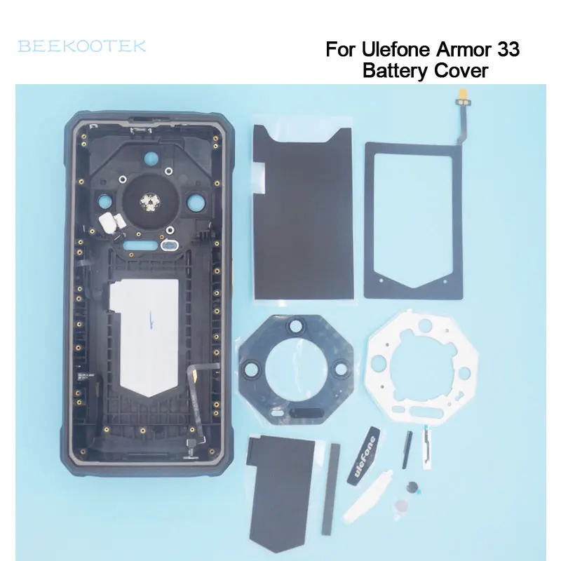 New Original Ulefone Armor 33 Armor 33 Pro Battery Cover Back Cover Rear Camera Lens NFC For Ulefone Armor 33 Smart Phone