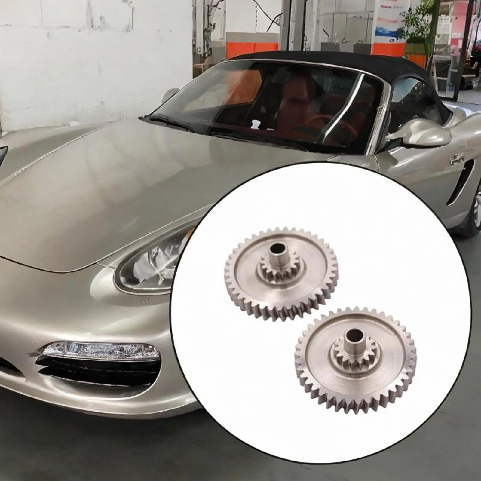 

2x Convertible Top Transmission Gears 98756118000 987561180 98656117903 Spare Parts Replaces for Porsche Boxster 986 987