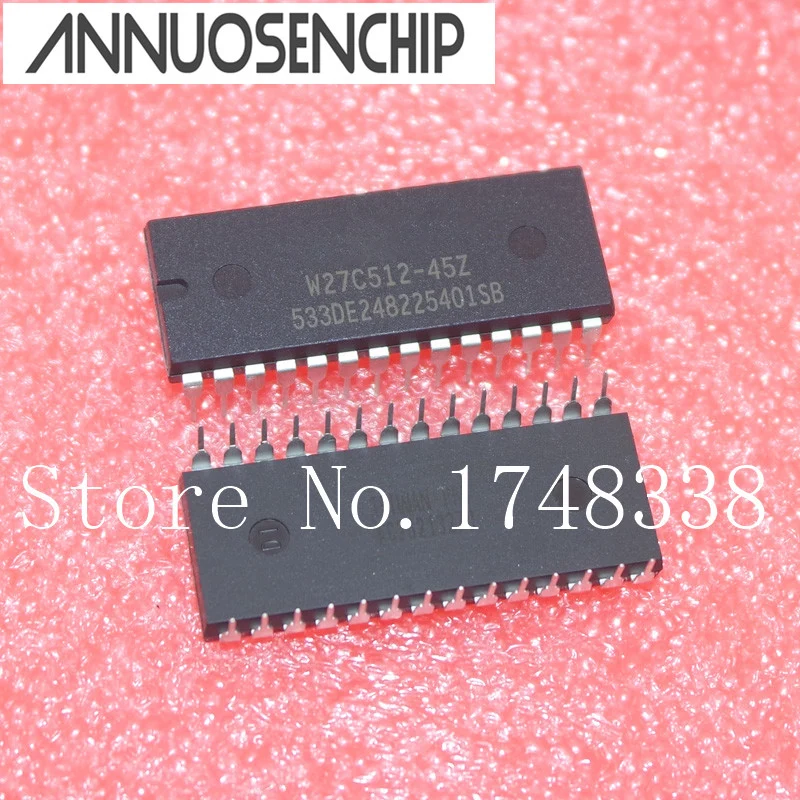 10PCS W27C512-45Z W27C512 DIP EEPROM 512KBIT 45NS NEW GOOD QUALITY