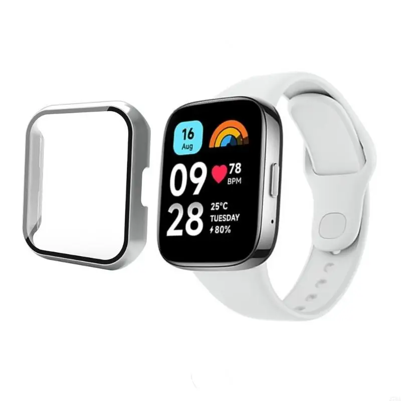 J78A Watch Case Screen Protector for Watch 3 Active Smartwatch Anti-scratch Skin
