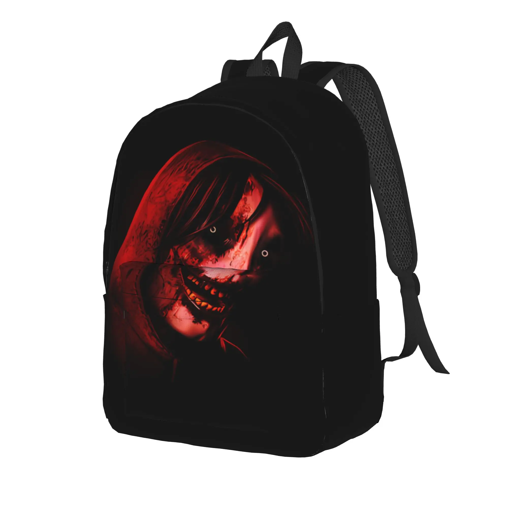 Jeff The Killer Backpack Creepypasta College Backpacks Teen Design Lightweight High School Bags Fun Rucksack