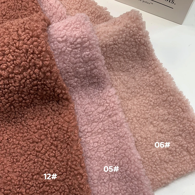 Sewbato New Product 45x50cm High-density Faux Fur Fabric 100% Polyester Imitation Teddy Fabric Sewing/clothing Plush Fabric