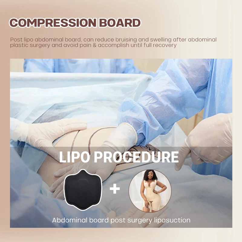 Lipo Foam Bbl Post Op Surgery Faja Compression Tummy Abdominal Control Ab Board