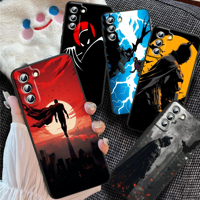 

B-Batmans Art Popular Cool For Samsung Galaxy S24 S23 S22 S21 S20 FE S10 S10E Plus Ultra Pro Lite 5G Black Cover Phone Case