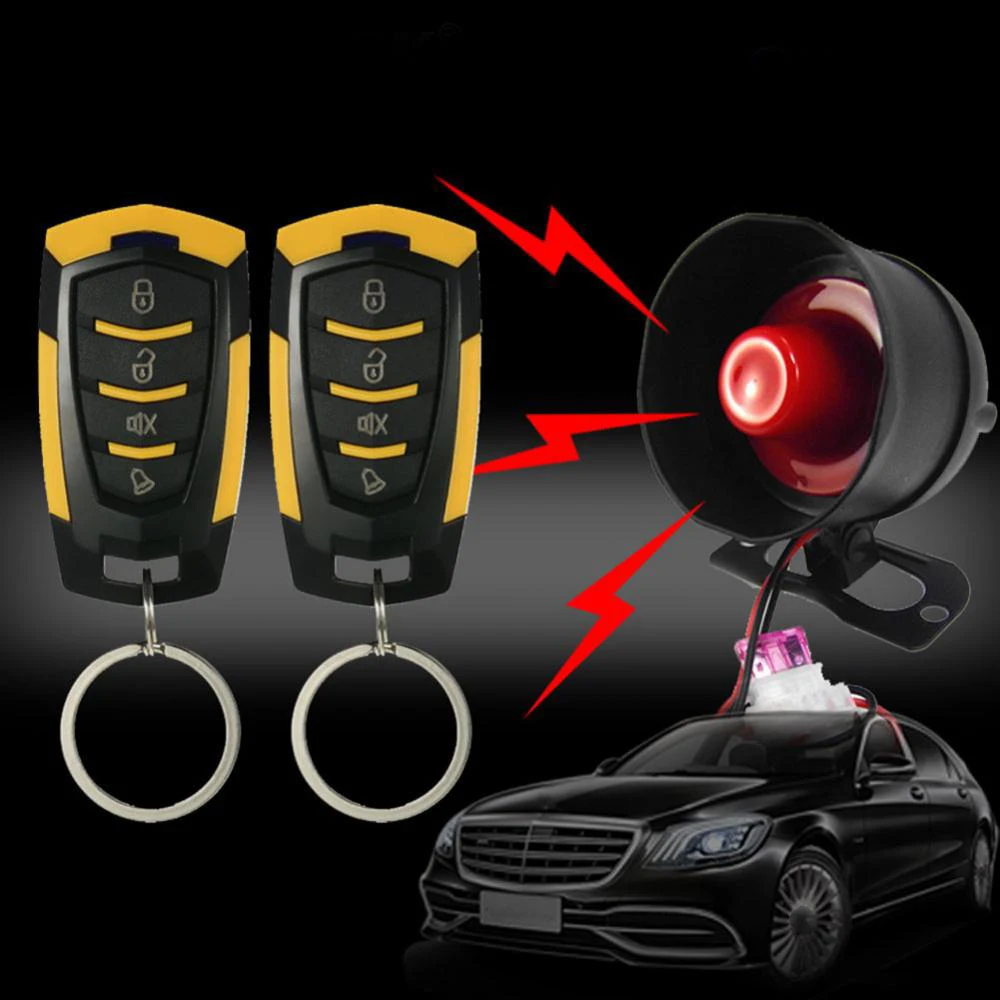 12V Car Horn Siren Alarm Car Alarm Security Protection System Anti-Theft Device No Thread Trimmin Non-Destructive Installation
